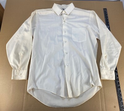 Rare Vintage 50s 60s Snap Collar Men's Oxford Dress White Suit