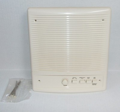 Nutone ISA-448L ISA-448 Radio intercom 8'' Inside Speaker Biscuit Off White