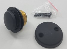 Matte Black Tub Drain Overflow Kit - Universal Bathtub Drain Replacement with...