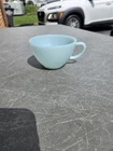 1 Vintage Fire King Blue Tea Cup Nice