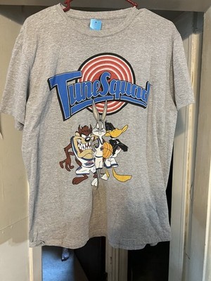 Looney Tunes T Shirt Large Men s Space Jam Bugs Bunny Daffy Duck Taz