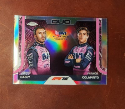 2025 F1 Topps Chrome Alpine Duo  Colapinto And Pierre Gasly #171 Refractor BTW 