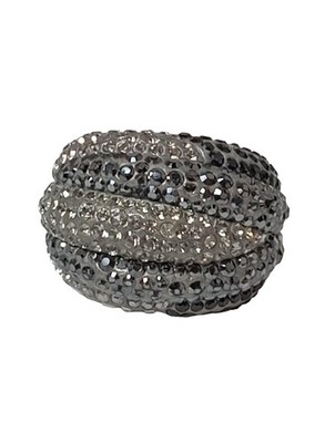 SWAROVSKI Statementring Damen Ring Gr. DE 55 silberfarben Casual-Look