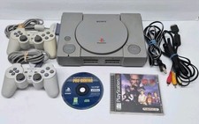 Sony PlayStation 1 SCPH-9001 Console System Bundle With Accessories. Tested