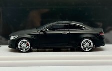 AL Howie 1:64 Matte Black C63s Coupe Sports Model Diecast Display Car
