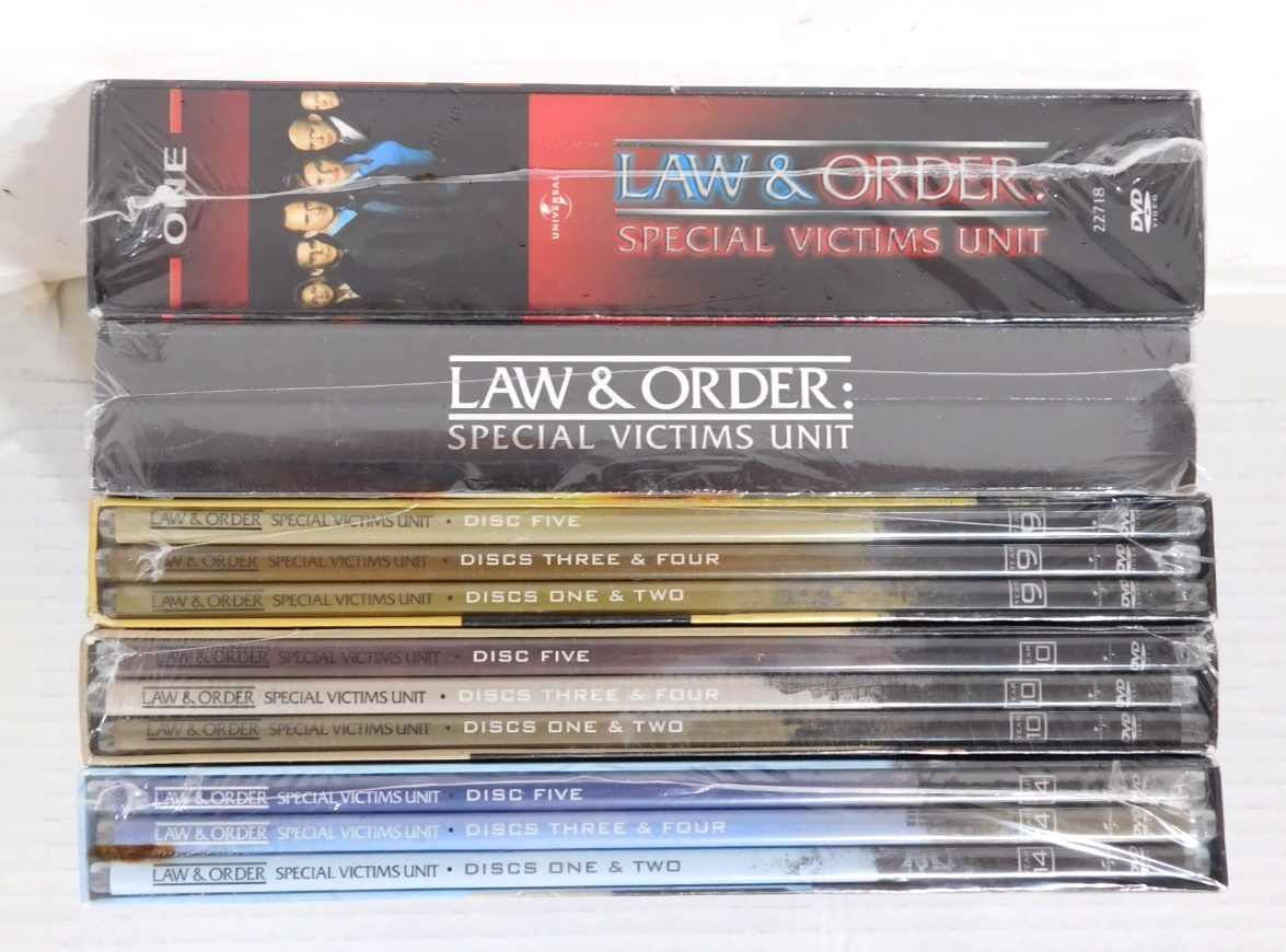 5 NEW SEALED Law & Order SVU Special Victims Unit DVDs Seasons 1 5