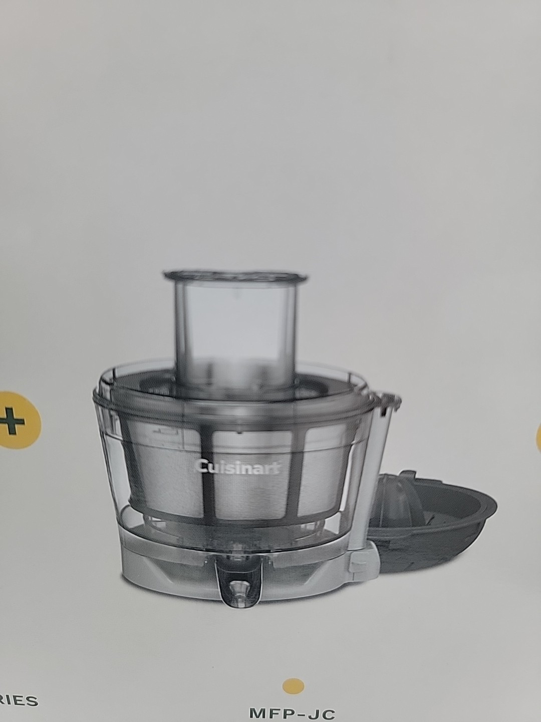 Cuisinart Juicer Core Elements Juicing Center MFP-JC, Works with FP-110 & FP-130