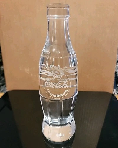 Real Coca-Cola Commitment Lakeshore 2002 Commemorative Collector Bottle Vintage