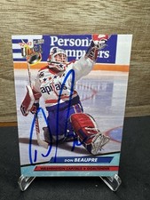 1992-93 Fleer Ultra Don Beaupre #229 In-Person ON-CARD AUTO