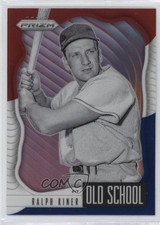 2021 Panini Prizm Old School Red White & Blue Prizm Ralph Kiner #OS-10 HOF 2x9