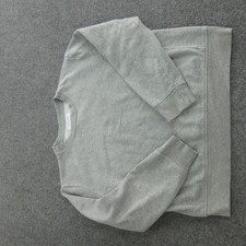 Everlane Sweatshirt Womens Small Gray Terry Crewneck Pullover Raglan Sleeve