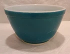 Vintage Post 1950 PYREX Blue Mixing Bowl 1-1/2 Pint 401 Smallest In The Set