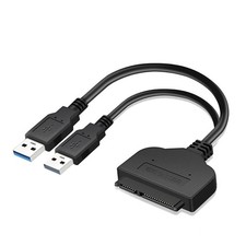 3 to USB3.0 Adapter Cable 6Gbps High Speed Transfer with USB 2.0 Power Port