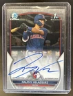 2023 Bowman Draft Ralphy Velazquez Chrome Auto 1st Prospect #CDA-RV Guardians