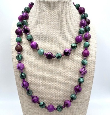 Jay King Green Pink Epidote Sterling Silver Necklace