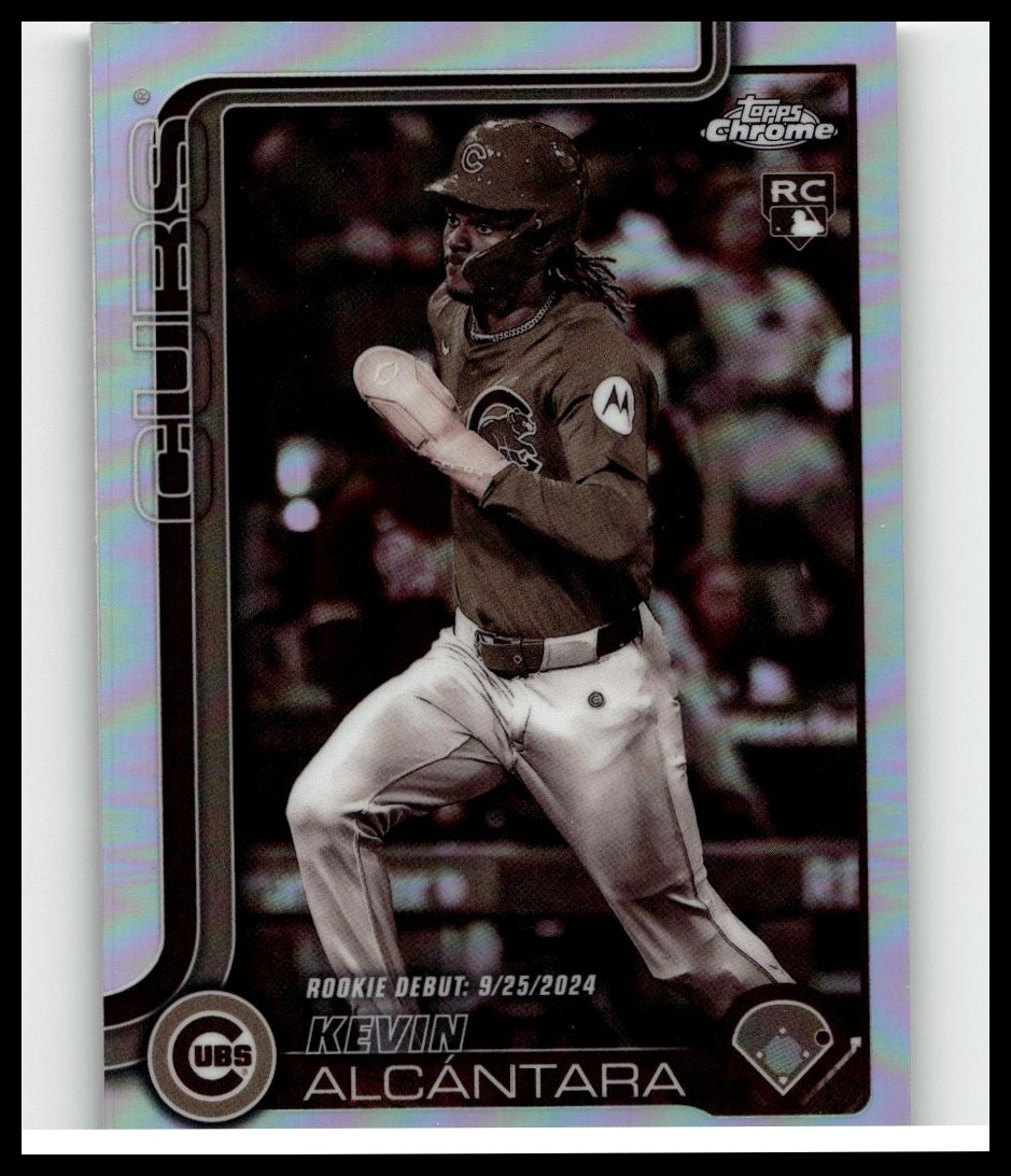 2025 Topps Chrome Update Sepia Refractor Kevin Alcantara #USC25 RC