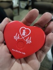 Pet Fit For Life Rechargeable Red Heartbeat Simulator, READ. SEE PICTURES