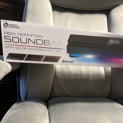 Lifestyle Advanced High Definition Bluetooth Soundbar 20W Color Changing LED