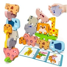 Montessori Toys for 1 2 3 Year Old Boys Girls, Toddler Toys Age 2-4, 10 Animal