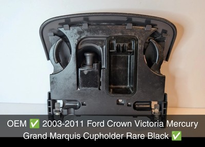 OEM   2003-2011 Ford Crown Victoria Mercury Grand Marquis Cupholder Rare Black  