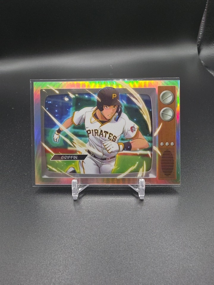 KONNOR GRIFFIN 2025 BOWMAN #BA-18 ANIME REFRACTOR PIRATES SP