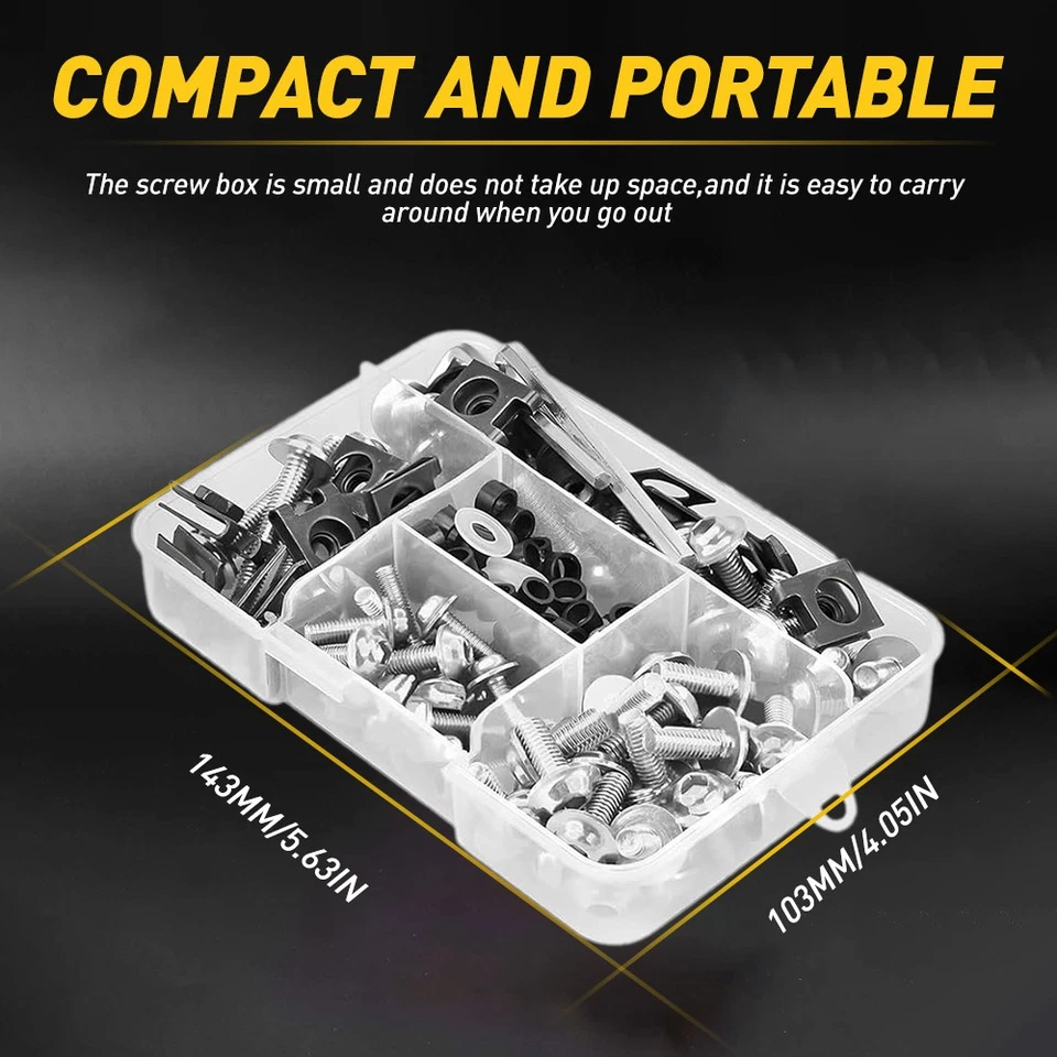 Complete Fairing Bolts Kit Bodywork Screws Fasteners For Kawasaki Ninja Silver - Image 2 of 4