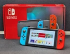 Nintendo Switch HAC-001(-01) Handheld Console - 32GB - Neon Blue/Red Joy-Cons