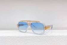 Cazal MOD.883 Clear Gold Blue Gradient Double Bridge Square Unisex 60-14-140