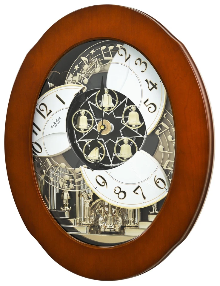 Relojes de Ritmo Gran Esencia Musical Animado Reloj de Pared 4MH449WU06 Foto 2 de 3