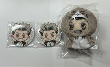 Haikyu Kotaro Bokuto Sega Lottery Prize Can Badge  Plush Toy Set