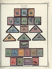ECUADOR Scott Specialty Album Page Lot #6 - SEE SCAN - $$$