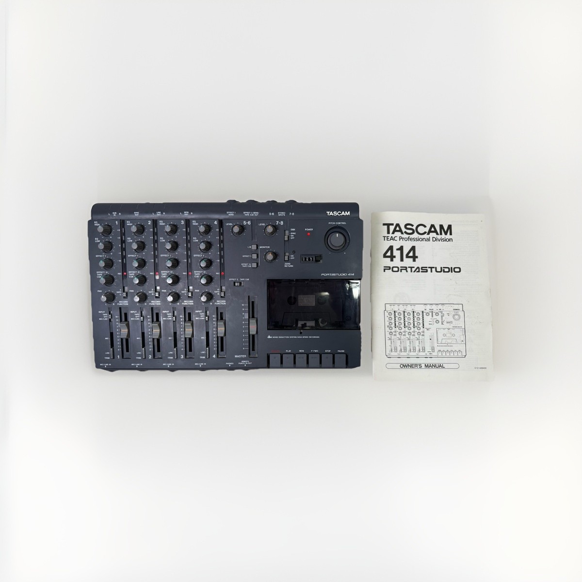 TASCAM PORTASTUDIO 414 MKⅡ MTR Tascam Portastudio 414 MK2 Analog 4-Track Cassette Tape Recorder