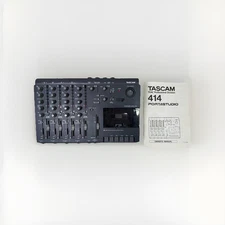 TASCAM Portastudio 414 -- 4-track Cassette Recorder w/Power Supply and Manual