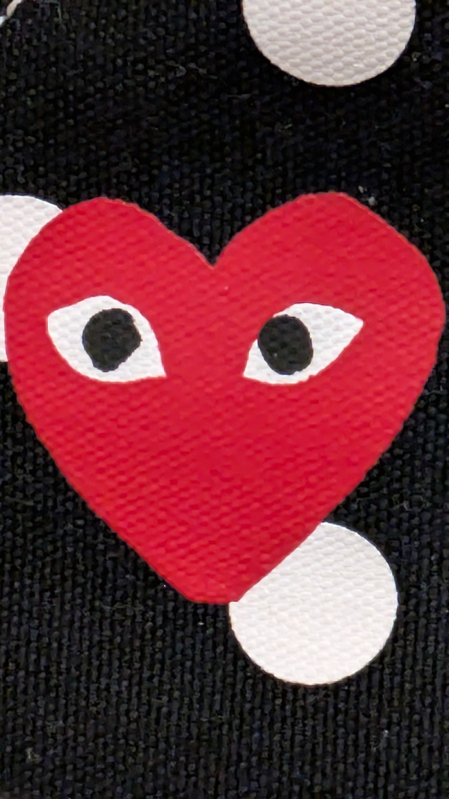 Converse Chuck Taylor Hi x CDG Comme Des Garcons PLAY Polka MNs 8 WMNs 10 EXC!