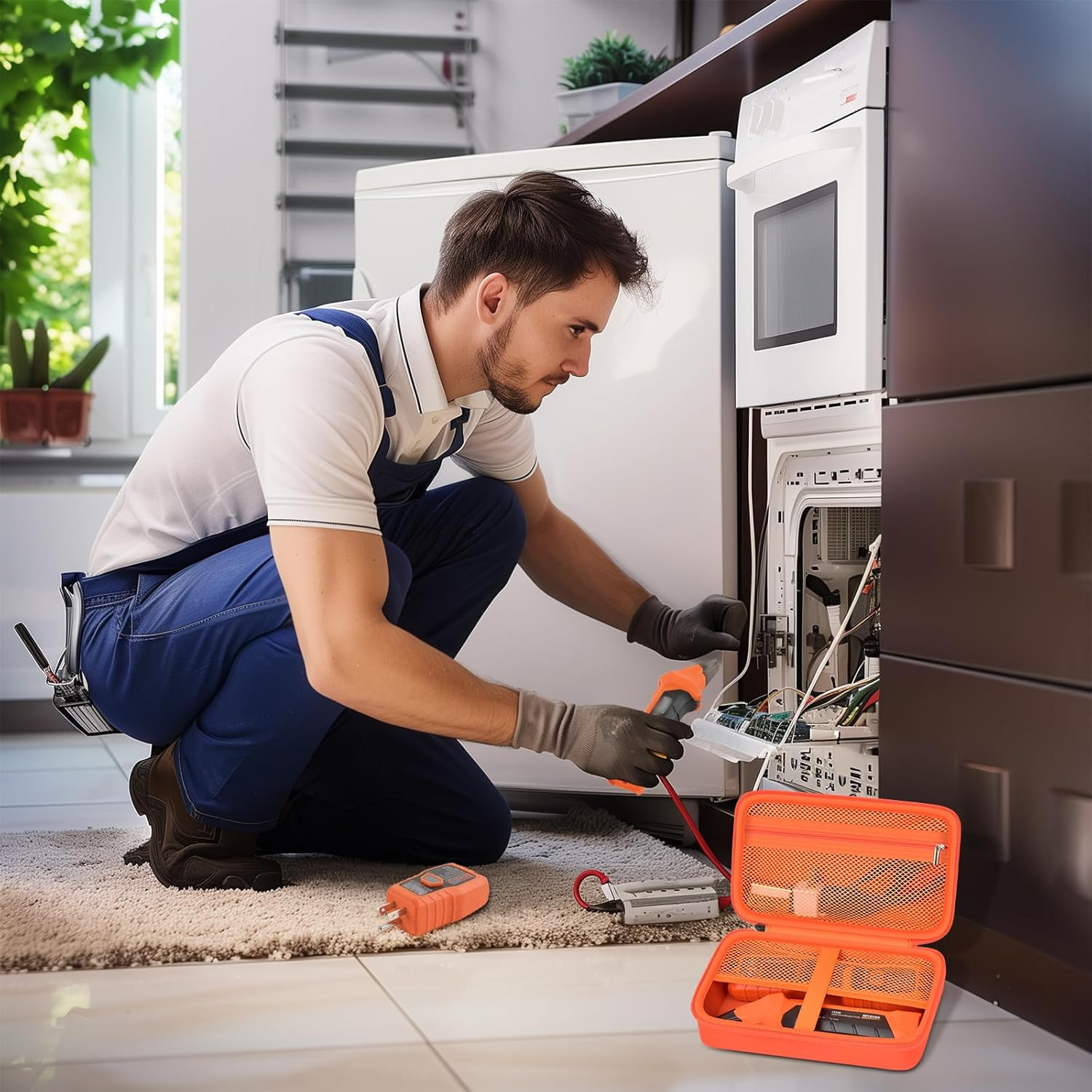 Case Compatible with Klein Tools ET310 AC Circuit Breaker Finder and Integrated 