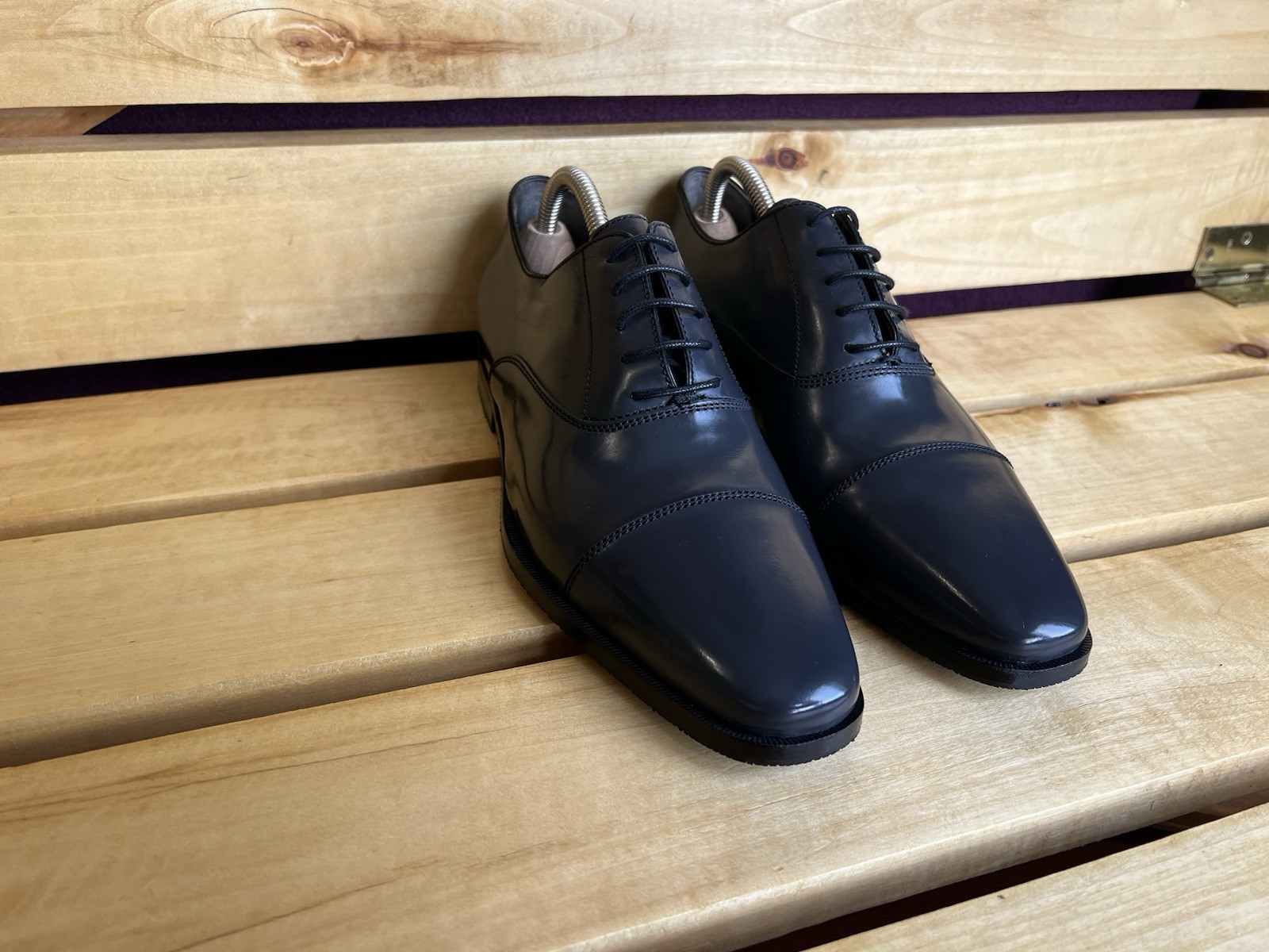 SAOLA Scarpe Zilli Premium da uomo in pelle grigia taglia UK 6.5 US 7.5 EU 40.5