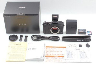 SH783 [Top MINT in Box w/Flash]  Fujifilm X-E3 24.3MP Digital Camera Body JAPAN