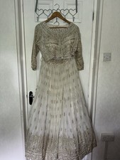 3 Piece White Lengha  