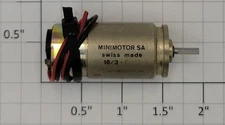 Faulhaber 1624E006S 6 Volt DC Can Motor with Gearbox and Wire