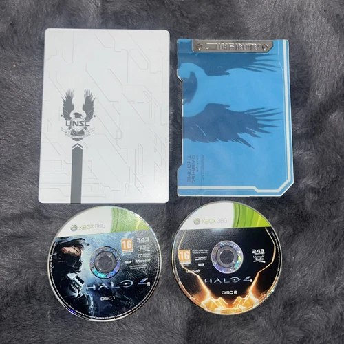 Lot de 2 disques Halo 4 Xbox 360 édition Steelbook avec livret manuel testé fonctionnel
