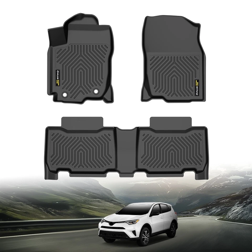 Tapetes de protección aptos para Toyota RAV4 2013-2018 para todo tipo de clima TPE Foto 2 de 4