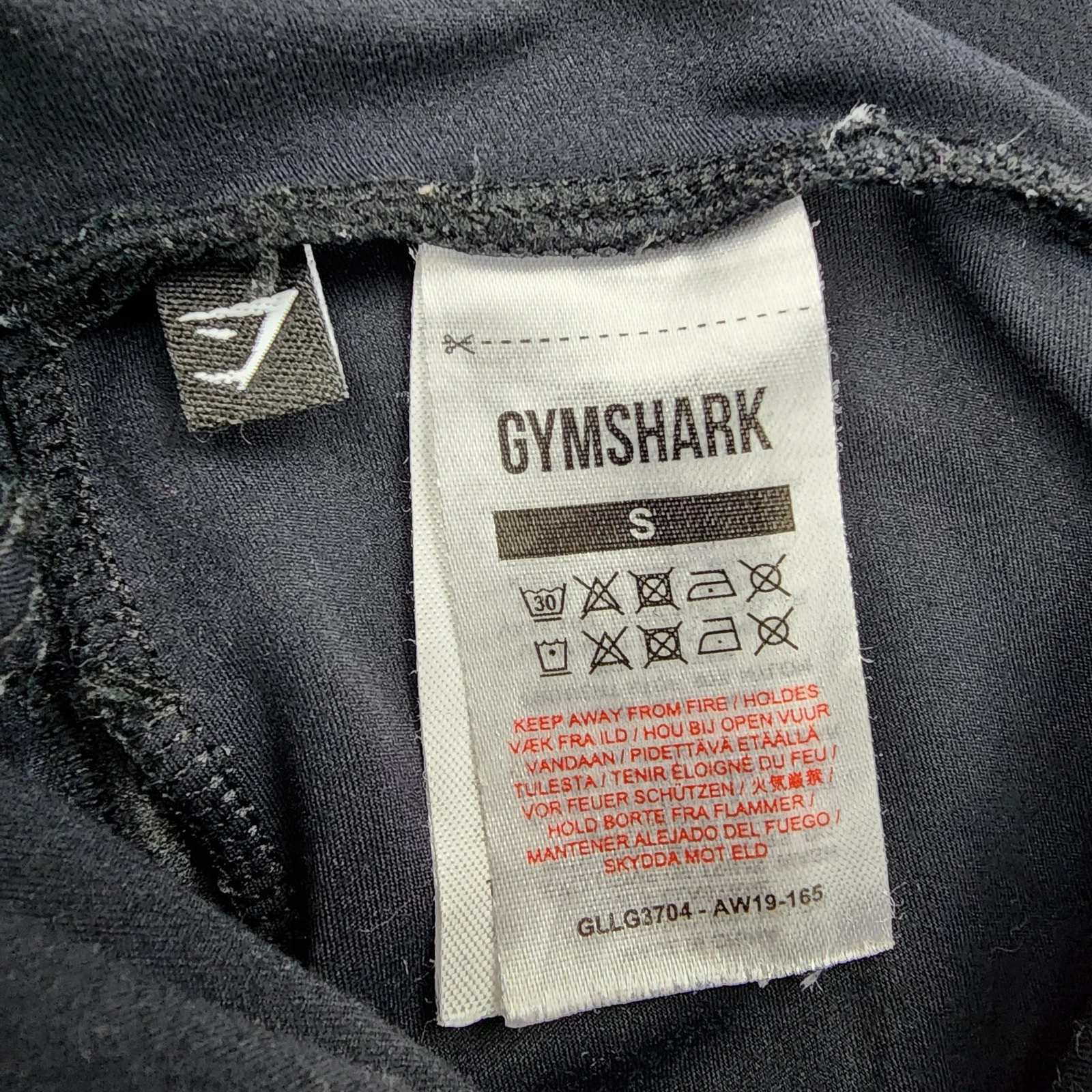 gymshark active high rise captivate logo v waist leggings