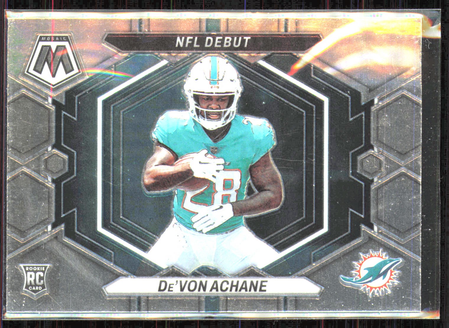 2023 Panini Mosaic #ND-8 De'Von Achane