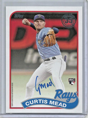 Curtis Mead 2024 Topps 35th Anniversary Autograph Rookie