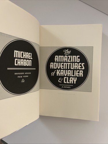 SIGNED The Amazing Adventures of Kavalier & Clay Michael Chabon 2000 1st/1st HC - Picture 3 of 21