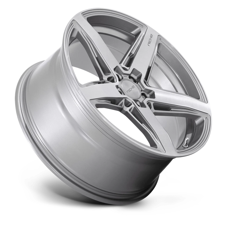 Rueda transparente 20x9 Niche M270 Teramo antracita cepillado tinte facial 5x120 (35 mm) Foto 2 de 4