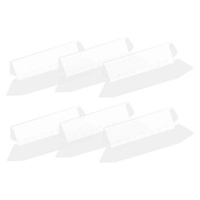25Pcs White Plastic Folder Tabs Reusable File Folder Labels for Office