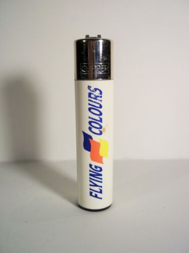 Rare Vintage Clipper Lighter Flying Colours 1990's Advertising Full Size  - Picture 1 of 5