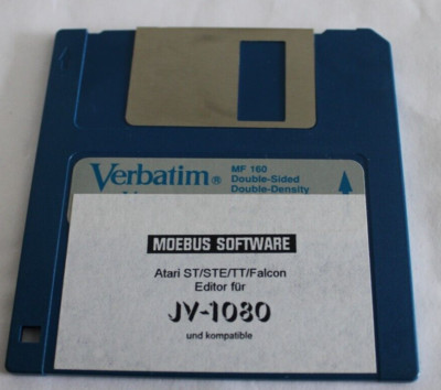 Moebus Software ATARI ST/STE/TT/Falcon Editor für JV-1080 for ATARI (Diskette)