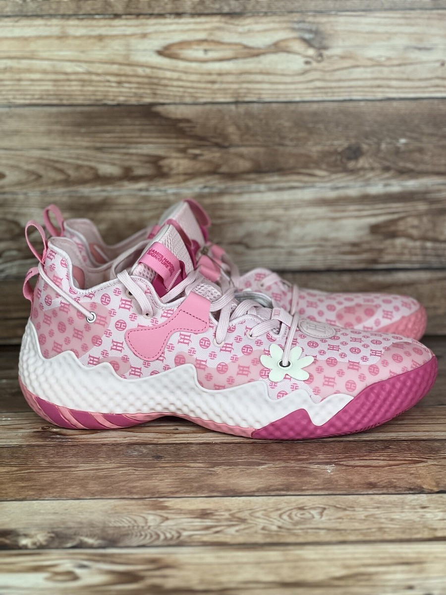 はーとページ レディースサイズホワイト、サイドロゴ（ローズ） Adidas Harden Vol 6 Monogram Half Dozen Basketball Shoes GW9033